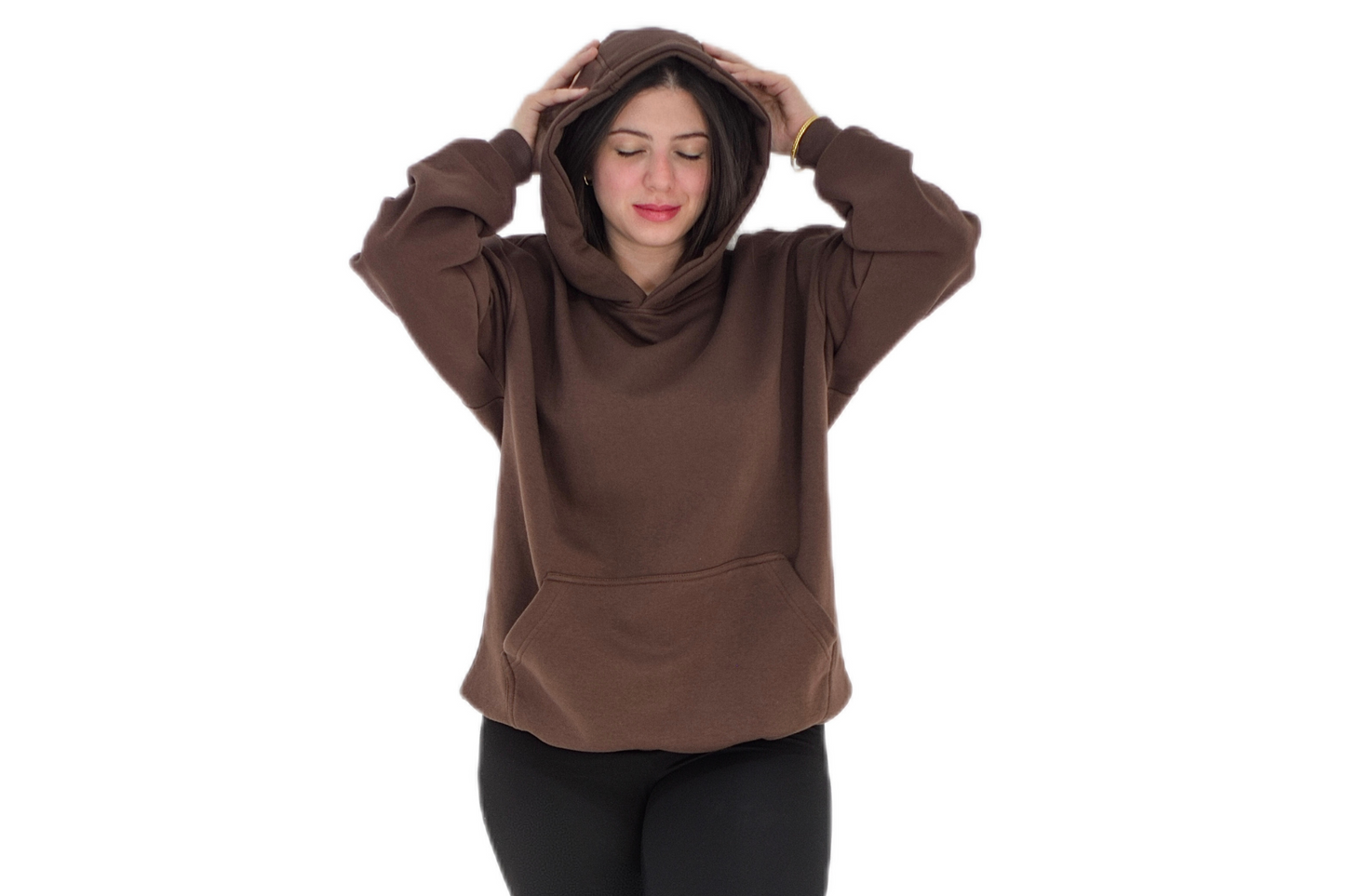 Mocha Over-Sized Hoodie